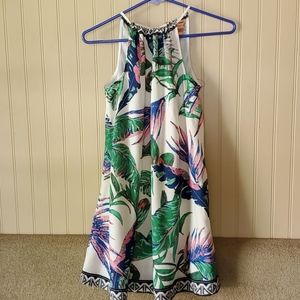 Flying Tomato sundress XS print pink green blue